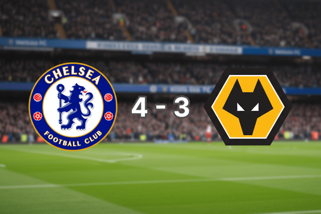 Couverture du match entre Chelsea et Wolverhampton.