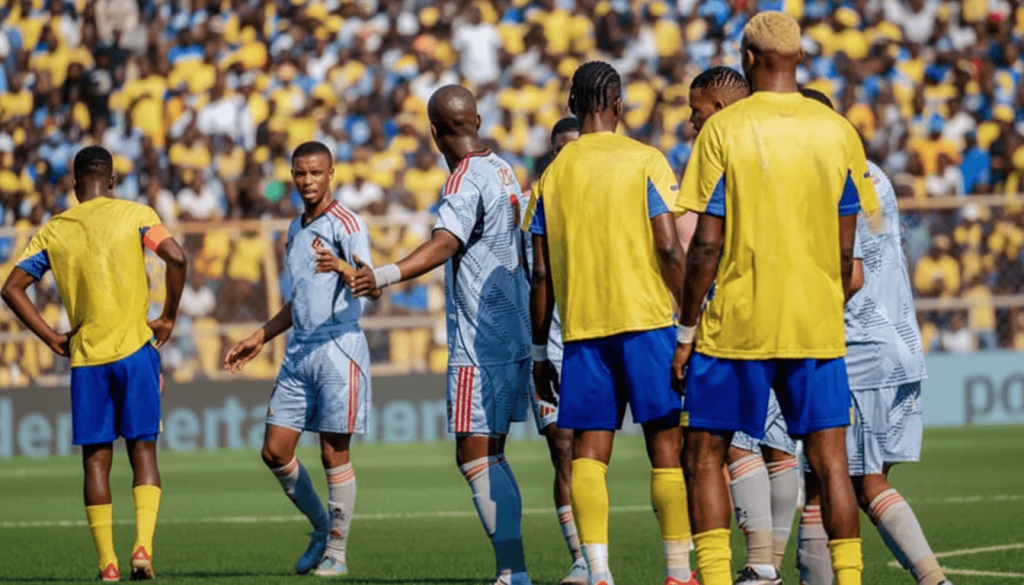 Supporters attendent le tirage au sort de la Ligue des champions.
