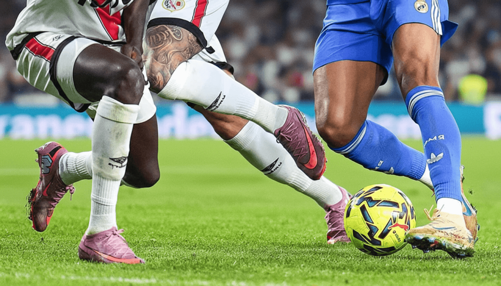 Les supporters du Rayo fêtent le match nul contre le Real.