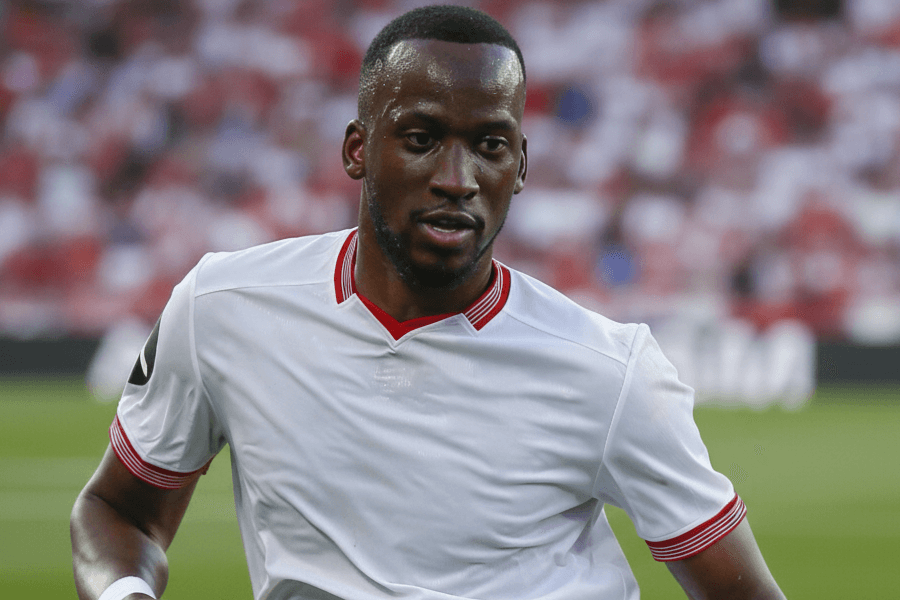 Dodi Lukebakio lors de son transfert à Benfica.