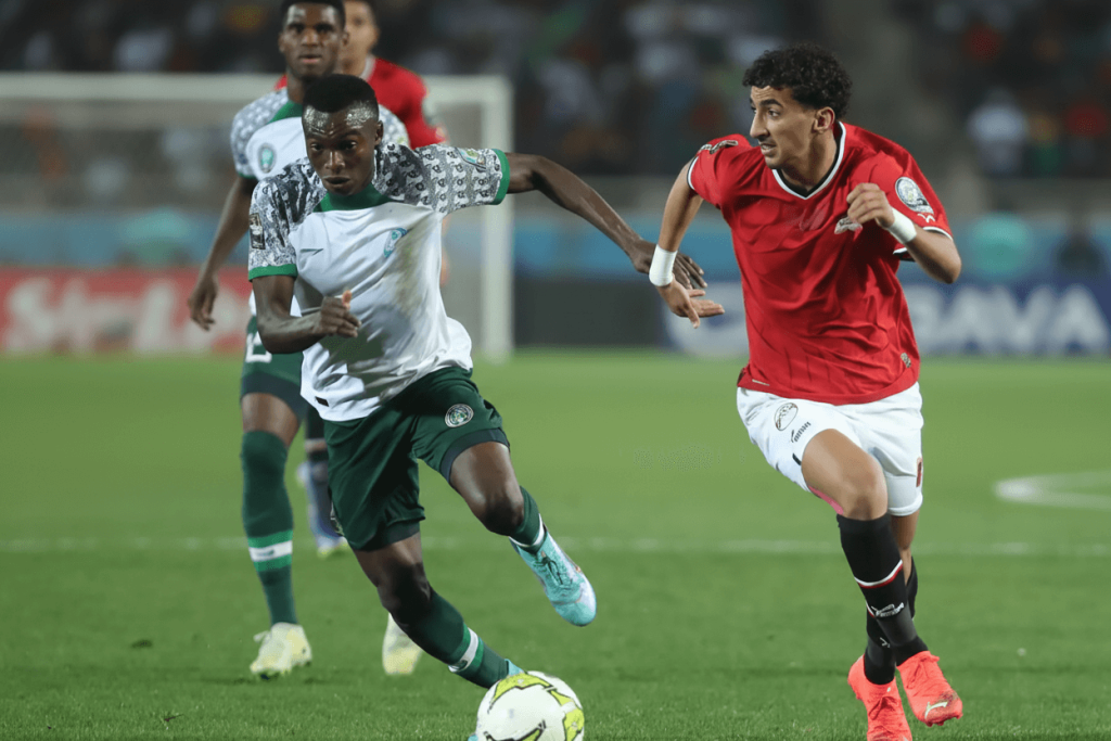 Les équipes égyptiennes et nigérianes s'affrontent au Caire.