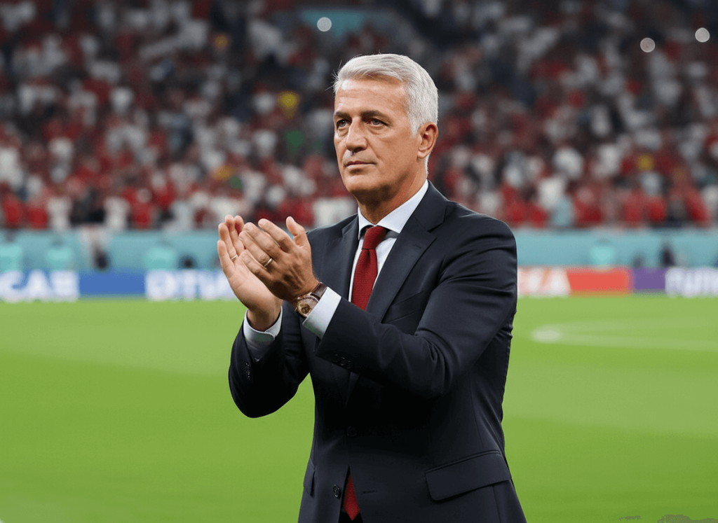 L'équipe d'Algérie réunie autour de Vladimir Petkovic