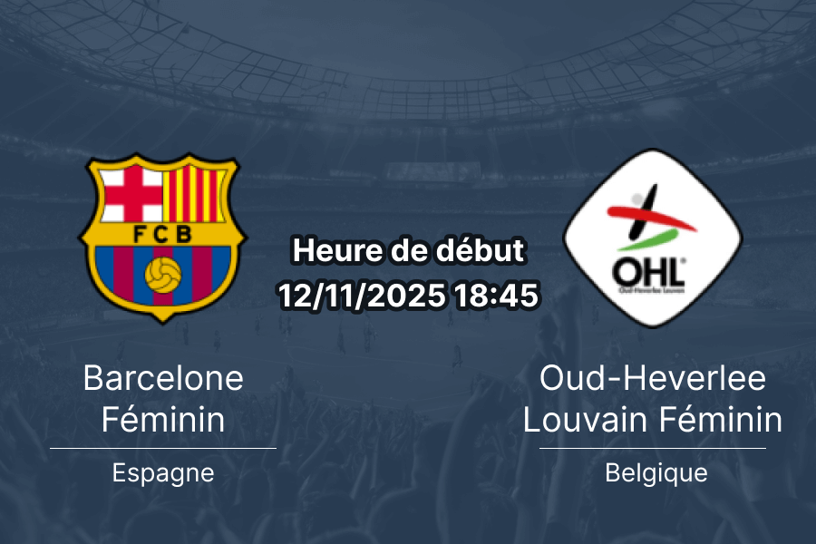Couverture de l'analyse du match Barcelone contre Louvain.