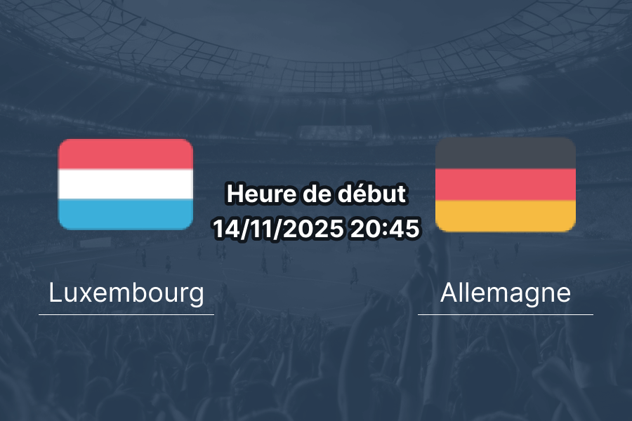 Couverture de l'article sur le pronostic Luxembourg vs Allemagne.