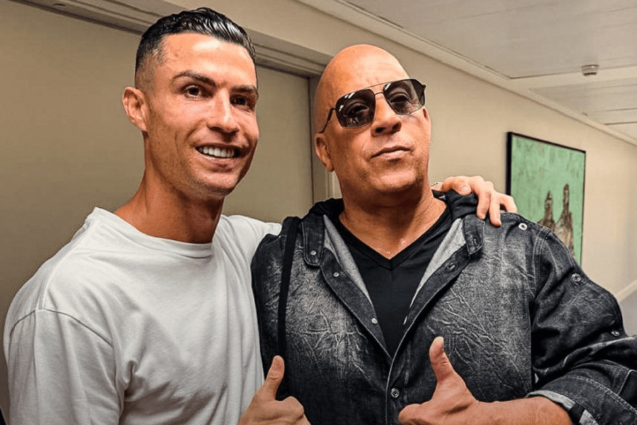 Vin Diesel lors d'une première de film Fast & Furious.