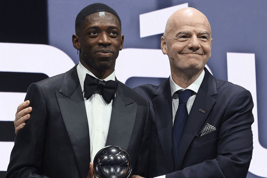 Ousmane Dembélé dernier lauréat The Best