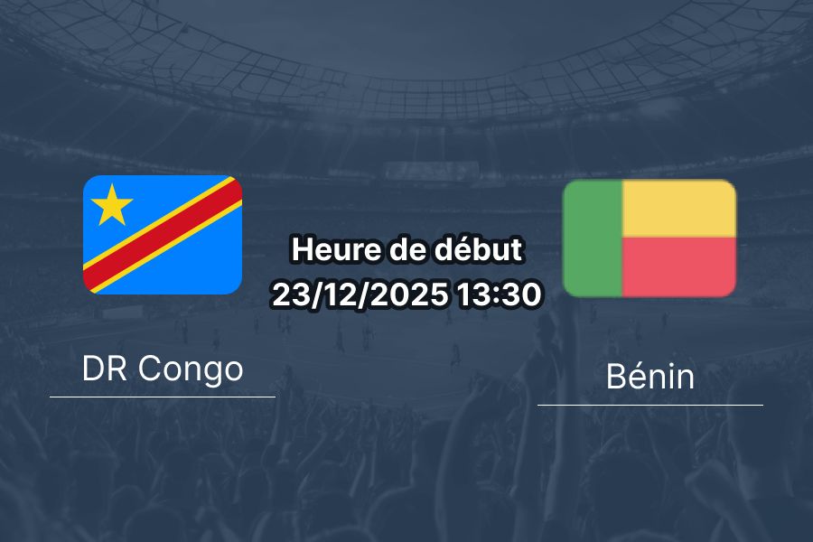 Pronostic DR Congo – Bénin CAN 2025, analyse complète du match.