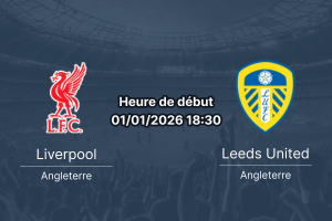 Couverture pronostic Liverpool – Leeds United, Premier League