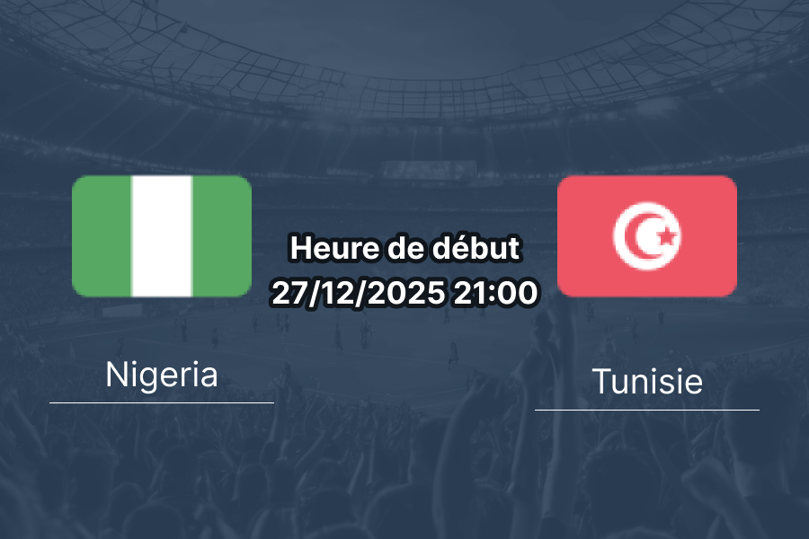 Couverture pronostic Nigeria – Tunisie, CAN Groupe C