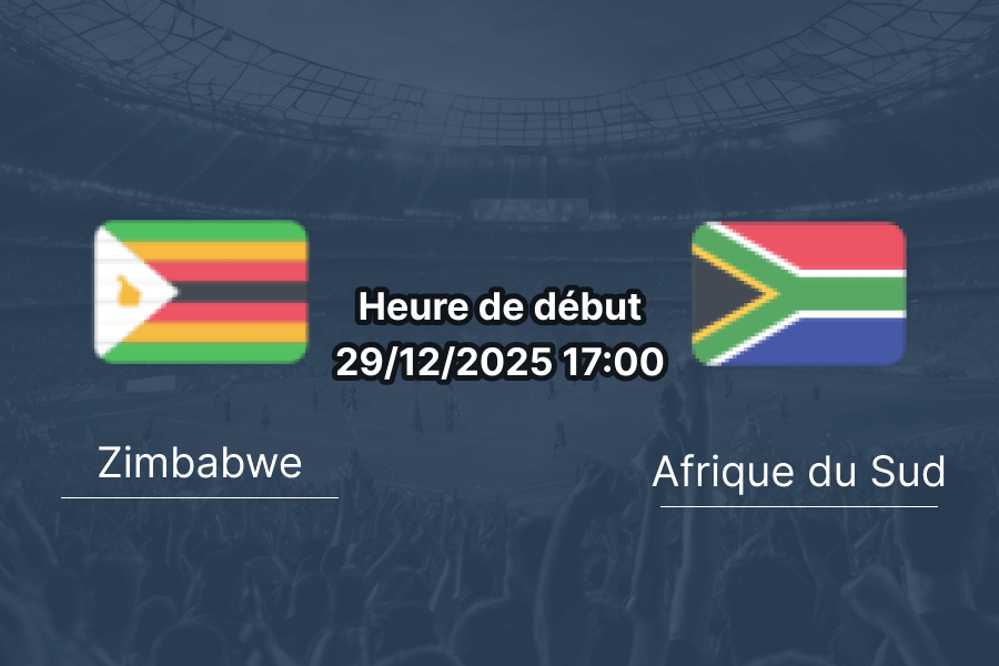 Couverture pronostic Zimbabwe – Afrique du Sud, CAN Groupe B