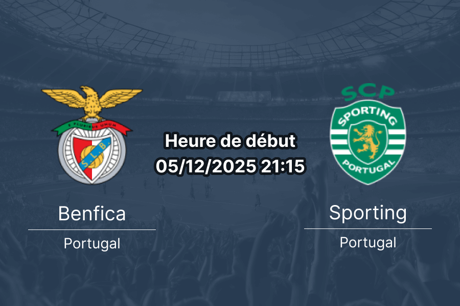 Couverture du pronostic pour le match Benfica vs Sporting.