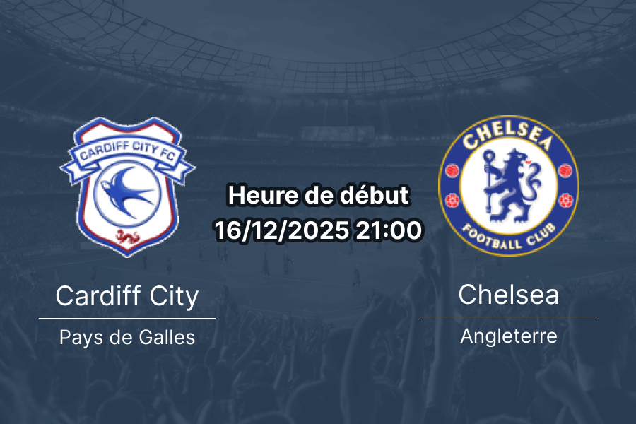 Couverture du match Cardiff City vs Chelsea, atmosphère saisissante.