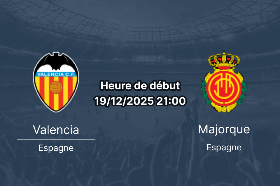 Couverture du match entre Valencia et Majorque, ambiance de compétition.