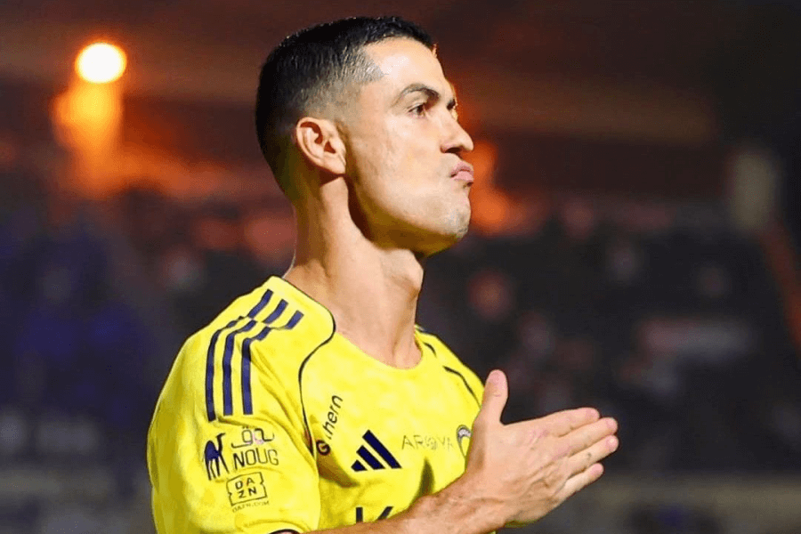 Cristiano Ronaldo 956 buts, célébration avec Al-Nassr