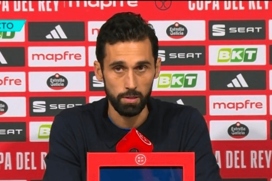 Alvaro Arbeloa en conférence de presse officielle