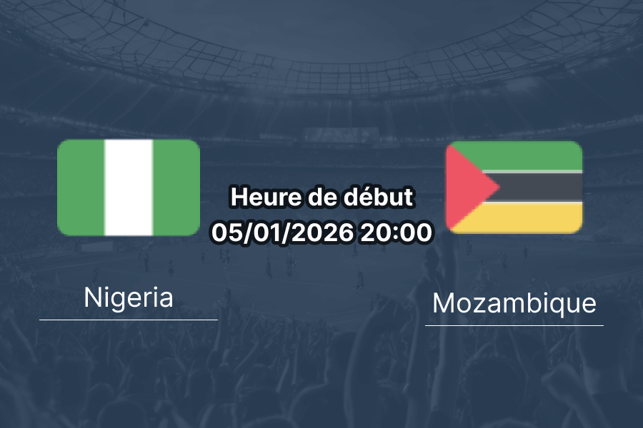 Couverture pronostic Nigeria – Mozambique, huitième de finale CAN