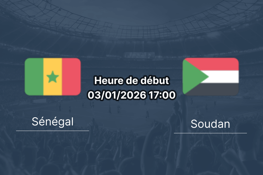 Couverture pronostic Sénégal – Soudan, CAN, 1/8 finale