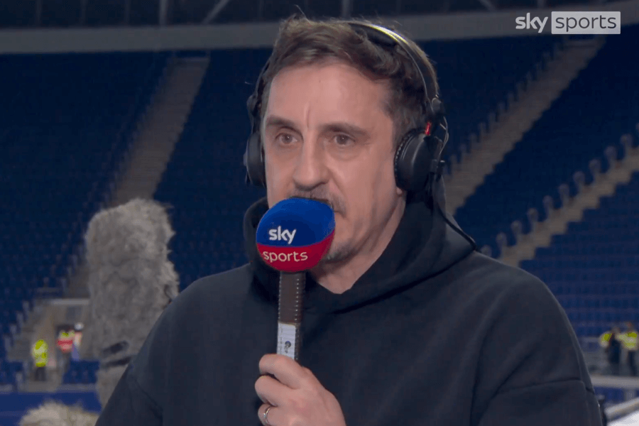 Gary Neville Sky Sports analyse nomination Carrick Manchester United 2026