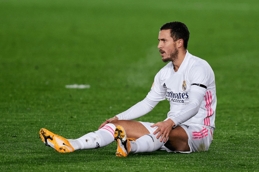 Eden Hazard maillot Chelsea Premier League intensité physique course 90 minutes