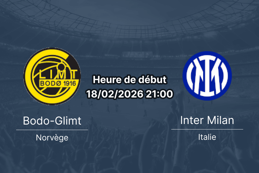 Pronostic Bodø/Glimt FK vs Inter Milan UEFA Champions League play-offs aller 18 février 2026 Aspmyra Stadion Bodø Norvège
