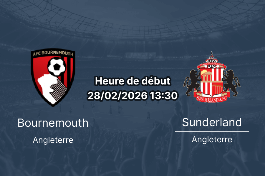 Pronostic Bournemouth vs Sunderland AFC – Premier League 28 février 2026 – Analyse et cotes par Jean-Pierre Mwamba 1xbetapkrdc.com