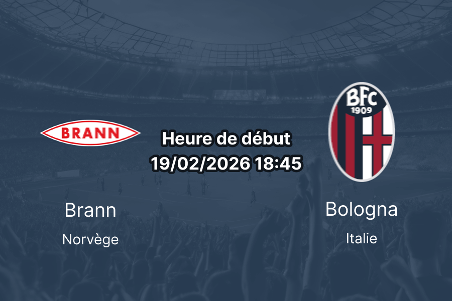 Pronostic SK Brann vs Bologna FC 1909 UEFA Europa League play-offs aller 19 février 2026 Brann Stadion Bergen Norvège