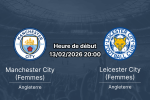 Pronostic Manchester City Leicester femmes WSL Women's Super League 13 février 2026 Joie Stadium