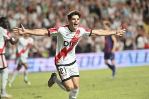 Fran Pérez célèbre but ouverture score Rayo Vallecano Atlético Madrid 3-0