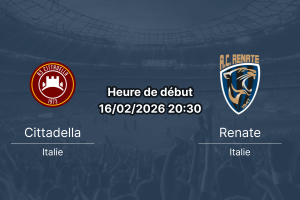 Pronostic Cittadella - Renate: l'invincibilité de Renate en jeu