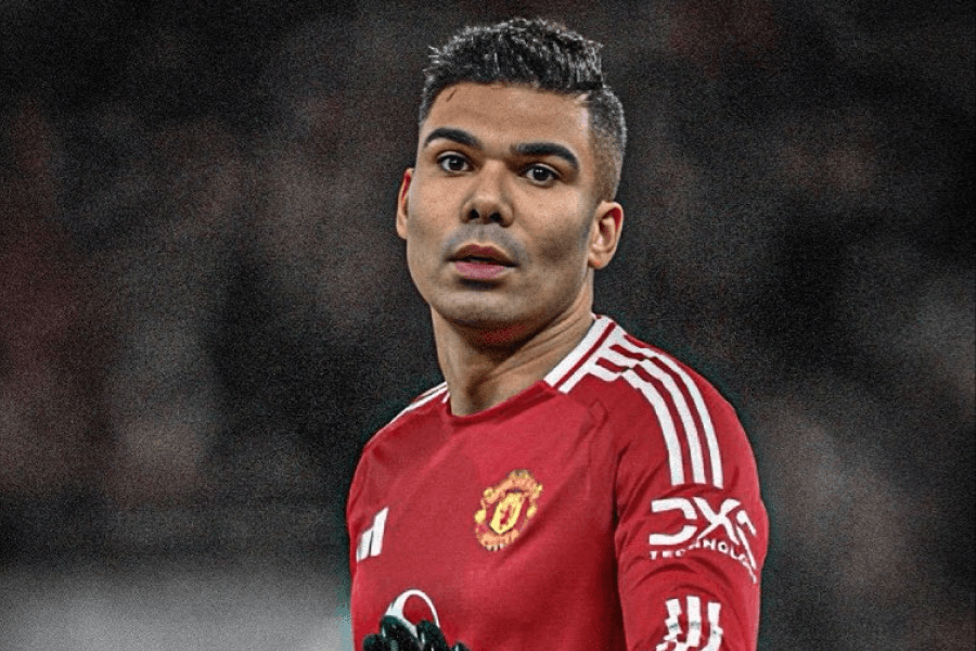 Casemiro en maillot Manchester United lors d'un match de Premier League 2026