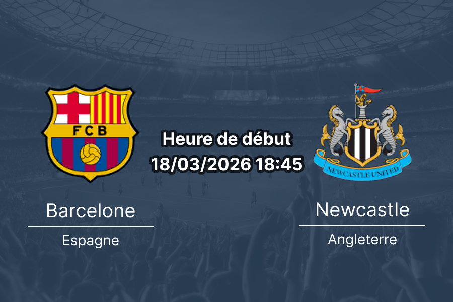 Pronostic Barcelone vs Newcastle United – Huitième finale retour UEFA Champions League 18 mars 2026, Spotify Camp Nou