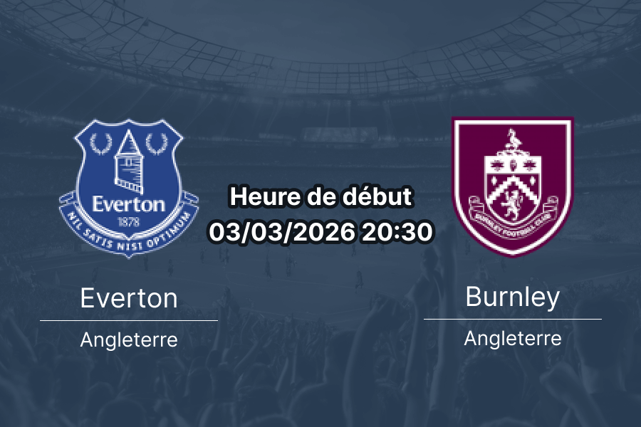 Pronostic Everton vs Burnley - Premier League journée 29 3 mars 2026 - xG H2H analyse cotes paris