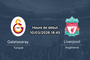 Pronostic Galatasaray vs Liverpool UEFA Champions League huitième de finale 10 mars 2026 Rams Park Istanbul