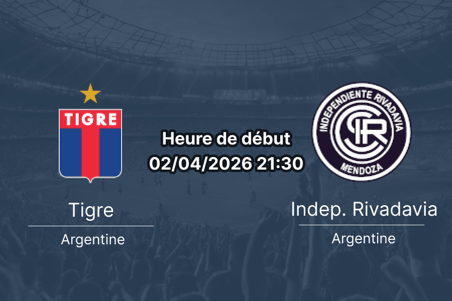 Pronostic CA Tigre vs Independiente Rivadavia Liga Profesional Argentina Apertura 2026 journée 13 Estadio Jose Dellagiovanna San Fernando 1xbetapkrdc