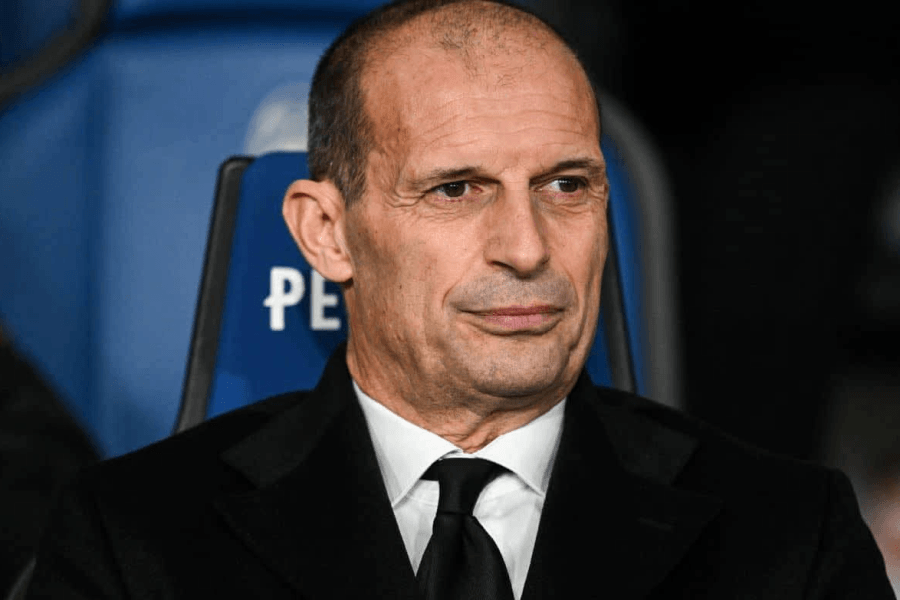 Massimiliano Allegri en conférence de presse après défaite Milan Naples Serie A