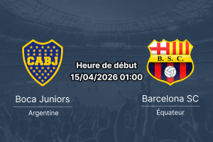 Pronostic Boca Juniors vs Barcelona SC Copa Libertadores 2026 – La Bombonera Buenos Aires