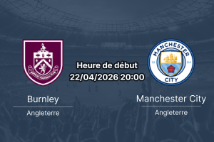 Pronostic Burnley vs Manchester City Premier League journée 34 22 avril 2026 – City en course pour le titre, analyse xG et cotes | 1xbetapkrdc.com