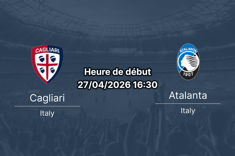 Match Serie A Cagliari Atalanta – pronostic cotes xG et analyse tactique Gasperini avril 2026 1xbetapkrdc