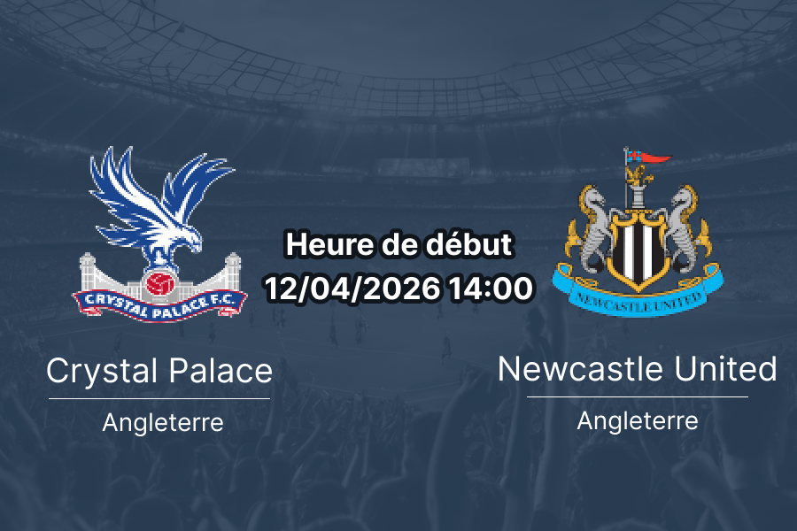 Pronostic Crystal Palace vs Newcastle United Premier League 12 avril 2026 – analyse et cotes