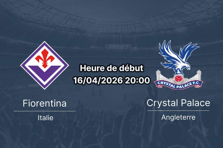 Pronostic Fiorentina vs Crystal Palace Conference League quart de finale retour 2026 – Stadio Artemio Franchi Florence