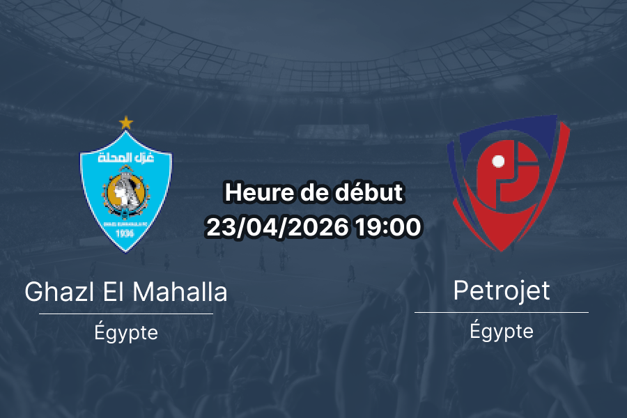 Pronostic Ghazl El Mahalla vs Petrojet – Egypt Premier League Relégation 23 avril 2026
