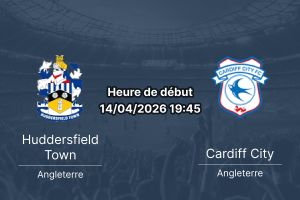 Pronostic Huddersfield Town vs Cardiff City League One 14 avril 2026 Accu Stadium – analyse cotes playoffs montée Championship