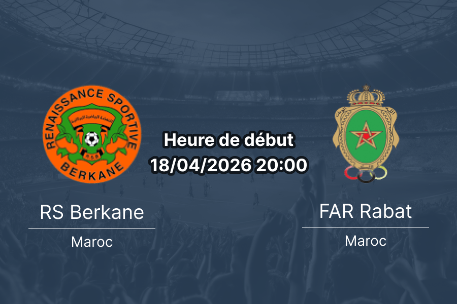 Pronostic RS Berkane vs AS FAR Rabat – Demi-finale retour CAF Champions League 2026 – 18 avril 2026 Stade Municipal de Berkane Maroc