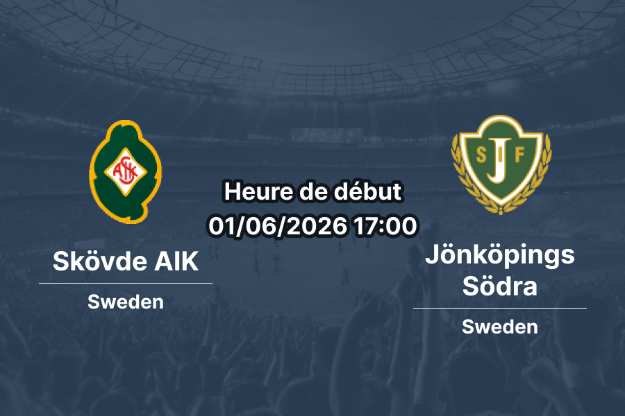 Pronostic Skövde AIK - Jönköpings Södra : les visiteurs pour confirmer leur rebond