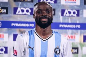 Fiston Mayele Pyramids FC avant Pyramids FC Smouha 20 mai 2026 au 30 June Stadium du Caire – Egyptian Premier League Championship Group