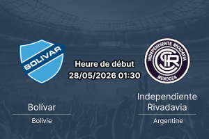Pronostic Bolívar Independiente Rivadavia – Estadio Ramón Tahuichi Aguilera, Copa Libertadores Groupe C, 28 mai 2026