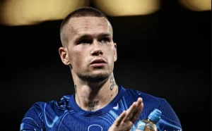 Mykhailo Mudryk ailier Chelsea suspendu 4 ans par la FA pour dopage au meldoniun — appel TAS en cours, mai 2026