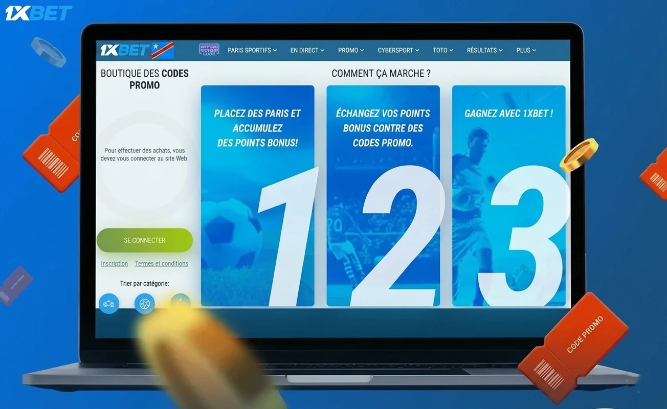 Codes promo anniversaire 1xBet RDC – offres exclusives