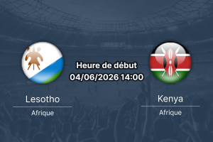 Pronostic Lesotho Kenya – Lucas Masterpieces Moripe Stadium, Pretoria, match amical international 4 juin 2026