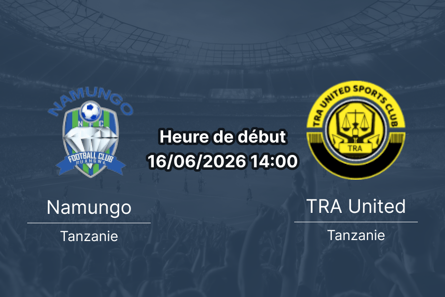 Pronostic Namungo TRA United – Majaliwa Stadium Lindi, Ligi Kuu Bara NBC Tanzania 16 juin 2026